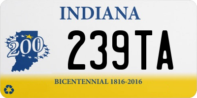 IN license plate 239TA