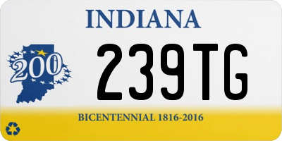 IN license plate 239TG