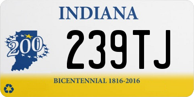 IN license plate 239TJ