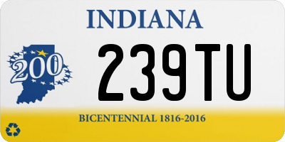 IN license plate 239TU