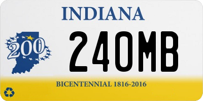 IN license plate 240MB