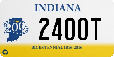 IN license plate 240OT