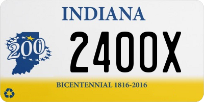 IN license plate 240OX