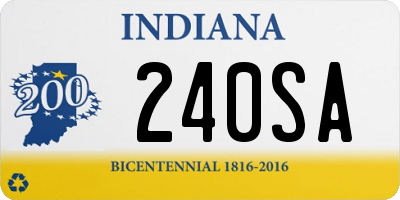 IN license plate 240SA