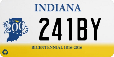 IN license plate 241BY