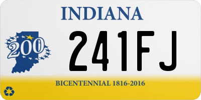 IN license plate 241FJ