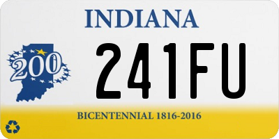 IN license plate 241FU