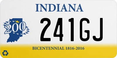 IN license plate 241GJ