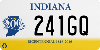 IN license plate 241GQ