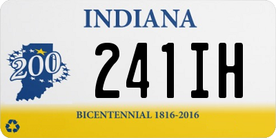 IN license plate 241IH