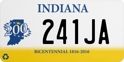 IN license plate 241JA