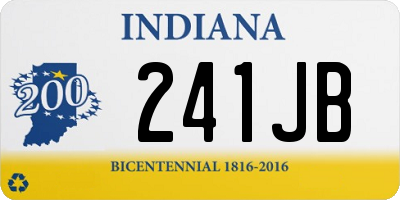 IN license plate 241JB