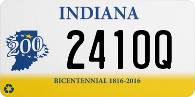 IN license plate 241OQ