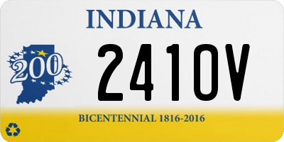 IN license plate 241OV