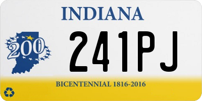 IN license plate 241PJ