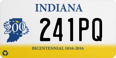 IN license plate 241PQ