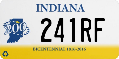 IN license plate 241RF