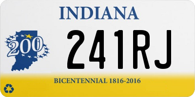 IN license plate 241RJ