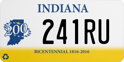 IN license plate 241RU