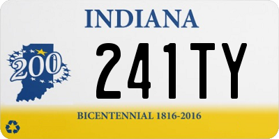 IN license plate 241TY