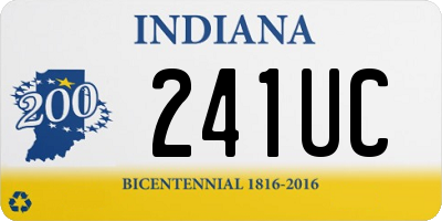 IN license plate 241UC