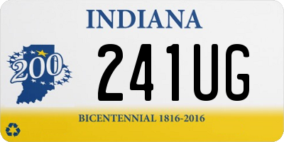 IN license plate 241UG