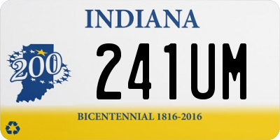 IN license plate 241UM