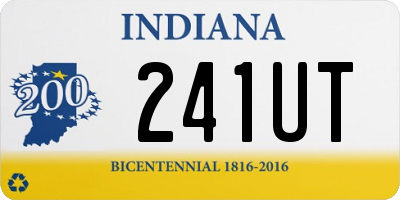 IN license plate 241UT