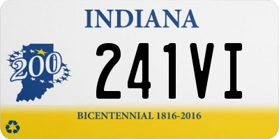 IN license plate 241VI