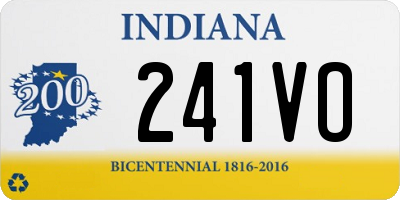 IN license plate 241VO