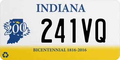 IN license plate 241VQ