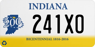 IN license plate 241XO