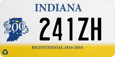 IN license plate 241ZH