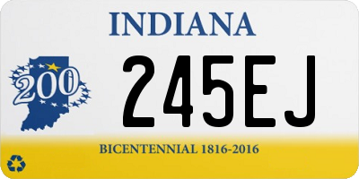 IN license plate 245EJ