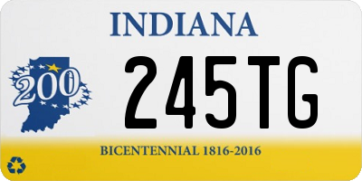 IN license plate 245TG