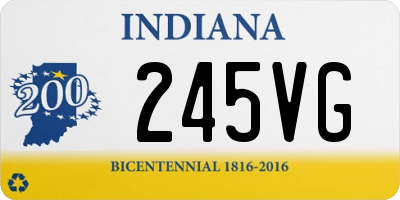 IN license plate 245VG