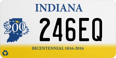 IN license plate 246EQ