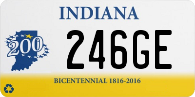 IN license plate 246GE