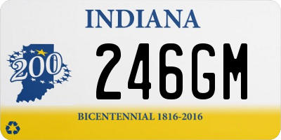 IN license plate 246GM