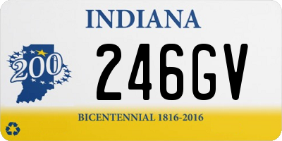 IN license plate 246GV