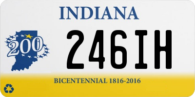 IN license plate 246IH