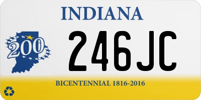 IN license plate 246JC