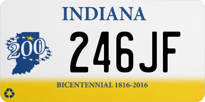 IN license plate 246JF