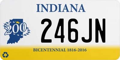 IN license plate 246JN