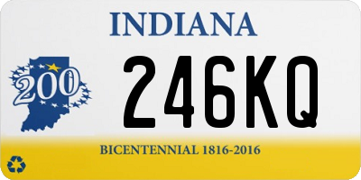 IN license plate 246KQ