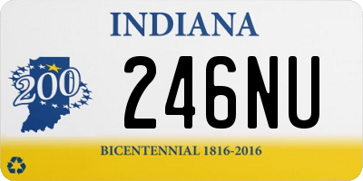 IN license plate 246NU