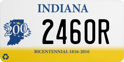 IN license plate 246OR