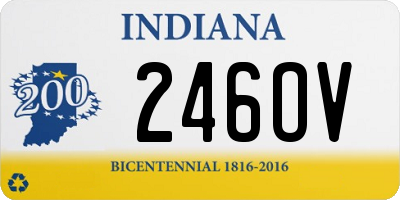 IN license plate 246OV