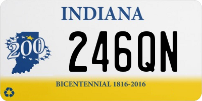 IN license plate 246QN