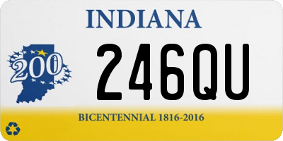 IN license plate 246QU